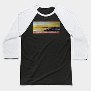 Marsh Sunset Baseball T-Shirt